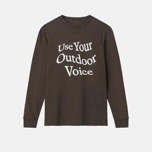 Use Your Outdoor Voice cotton long-sleeve